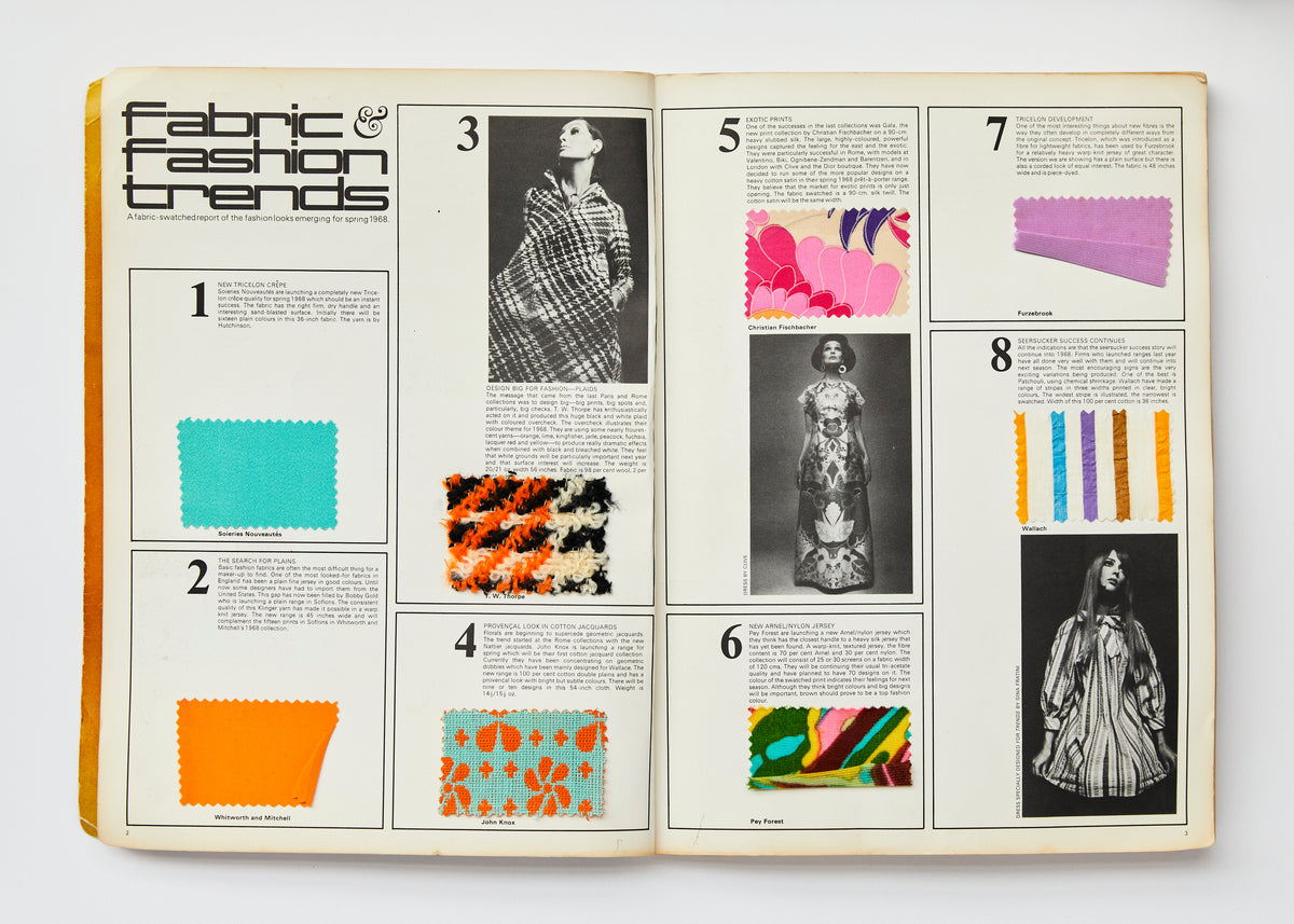 Trends: Fashion and Fabric Magazine, 1967
