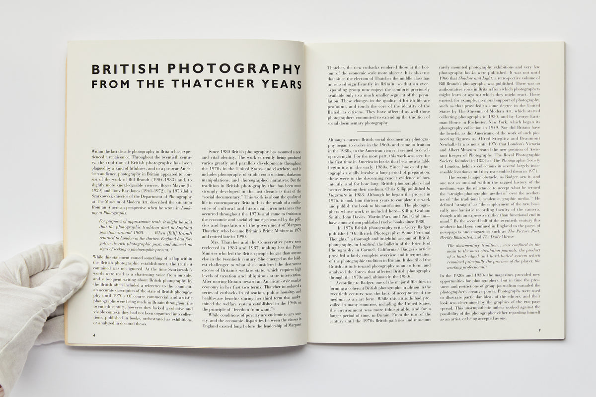 British Photography from the Thatcher Years