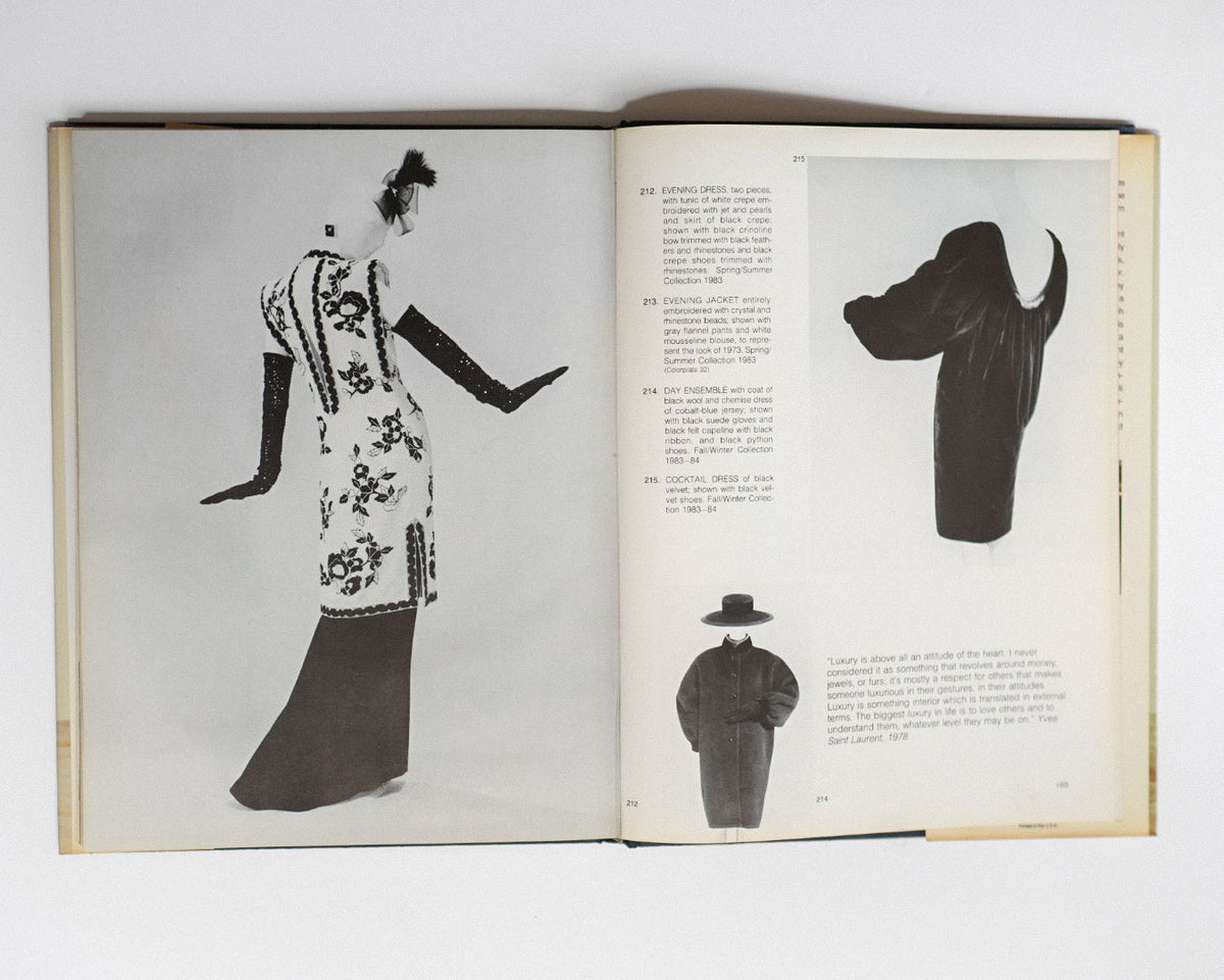 Yves Saint Laurent: The Met Exhibition Catalogue, 1983–84