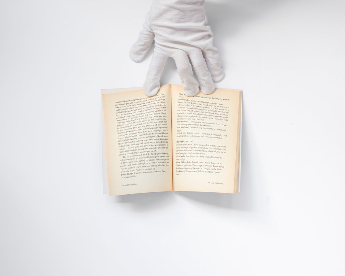 An Ideal Syllabus: Artists, Critics and Curators Choose the Books We Need to Read