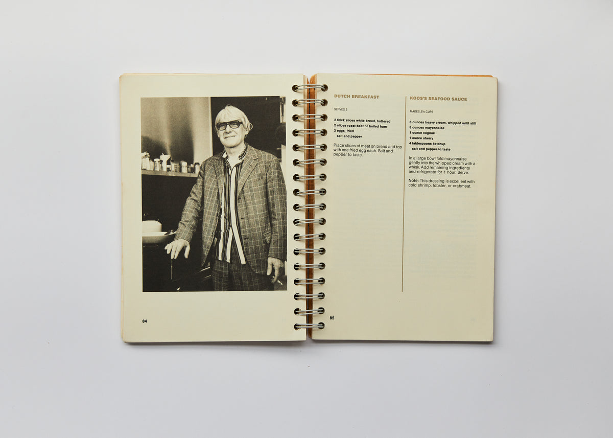 The Museum of Modern Art, Artists' Cookbook: 155 Recipes. Conversations with Thirty Contemporary Painters and Sculptors