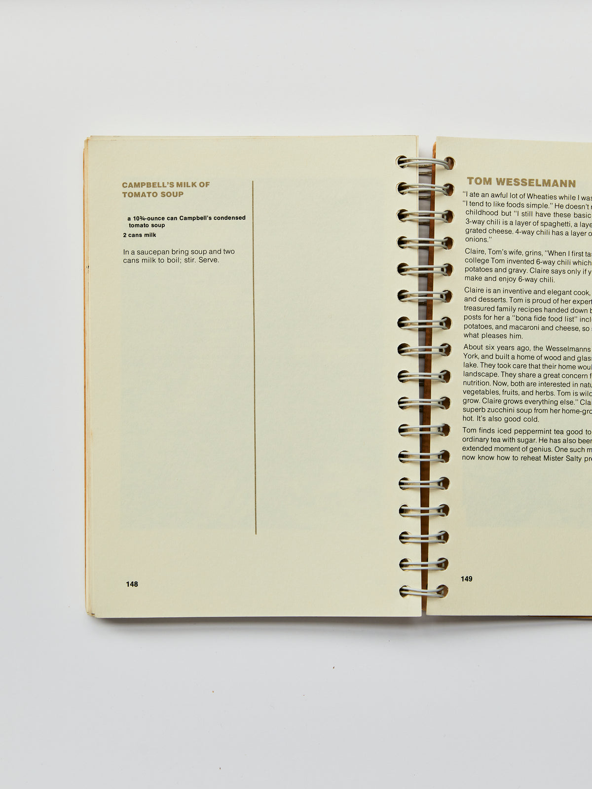The Museum of Modern Art, Artists' Cookbook: 155 Recipes. Conversations with Thirty Contemporary Painters and Sculptors
